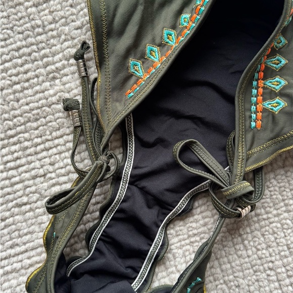 Thailand Boutique Shop CalaSwim Marbella Embellished Triangle Bikini Set - Picture 5 of 10